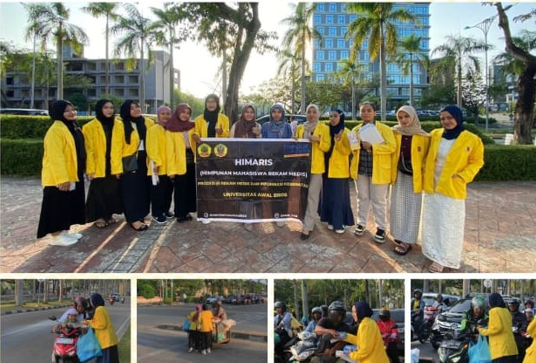 BERBAGI TAKJIL OLEH HIMPUNAN MAHASISWA REKAM MEDIS DAN INFORMASI KESEHATAN