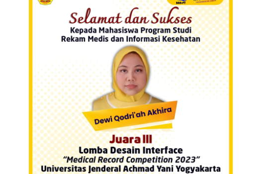 MAHASISWA RMIK JUARA IIII LOMBA DESAIN INTERFACE